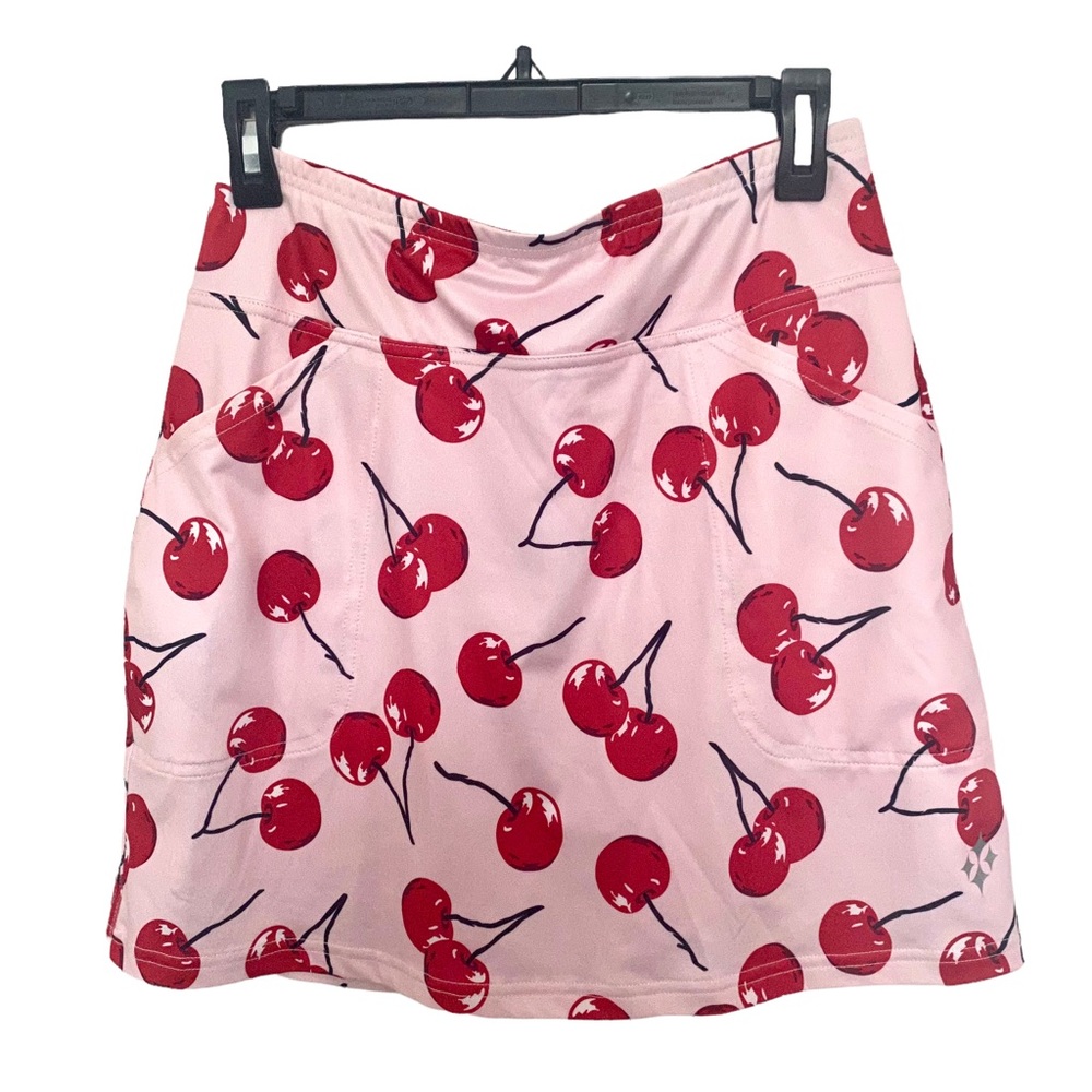 JoFit Cherry Golf Skort Sz Small Pink